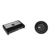 Diamond Audio Des 1-Ch 500W Amp W/Remote And Diamond Elite 12 Dvc 4  500W Rms Subwoofers