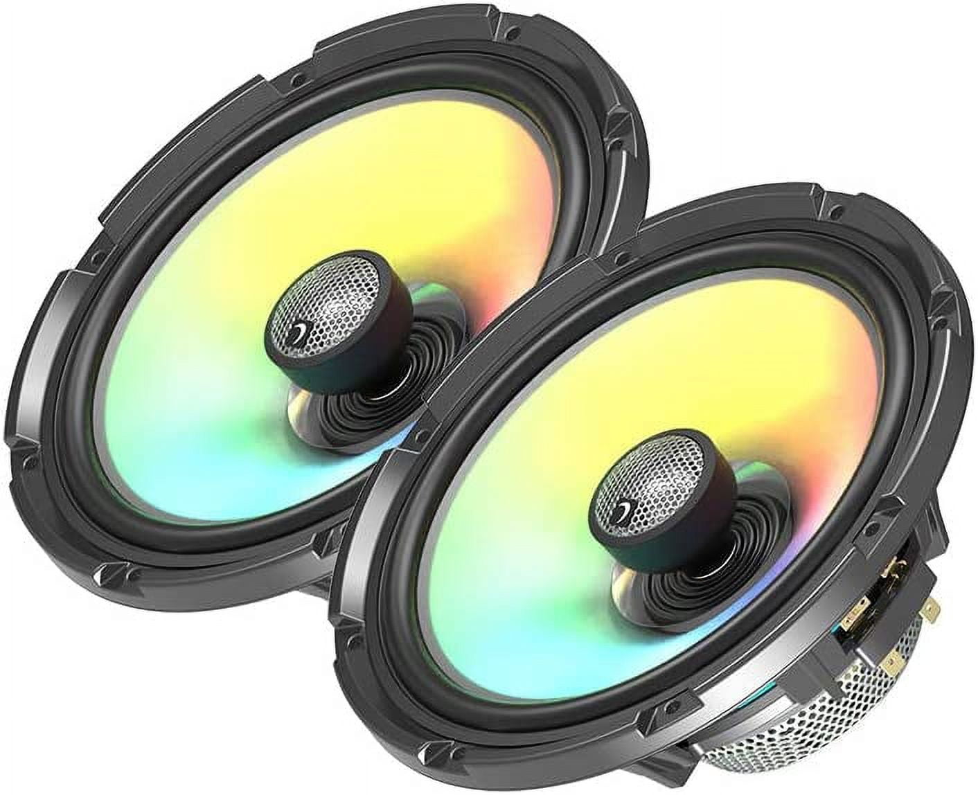 Diamond Audio HXM65F4 Flush Mount Motorcycle/Motorsport LED Speakers, 6