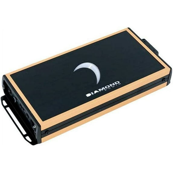 Diamond Audio MICRO82U Motorcycle 2-Channel Full Range Class D Amplifier, Compatible with Harley Davidson, Bass Knob Included, 200 Watts x 2 @ 4 Ohm, 300 Watts x 2 @ 2 Ohm