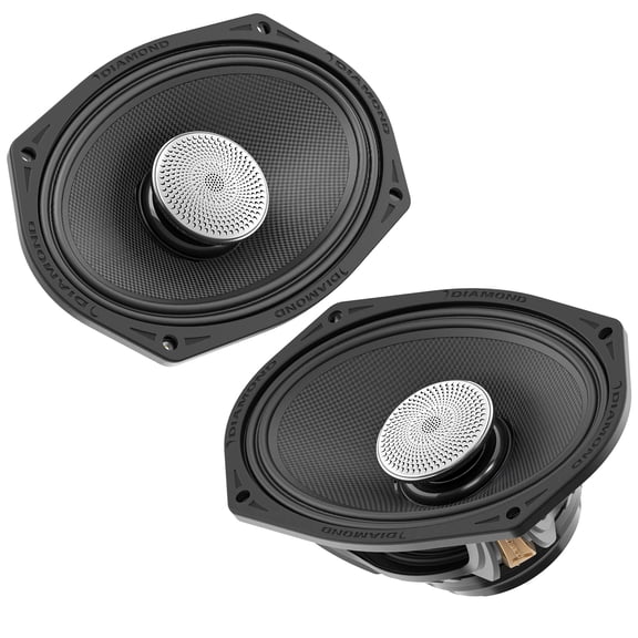 Diamond Audio MS692NEO2 Motorsport Series 6x9" Neodymium Full Range Coaxial Horn Waterproof, 400w RMS 2