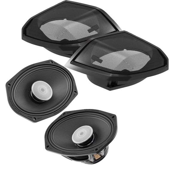 Diamond Audio Motorsport Cut In Speaker Lid Kit With MS692NEO2 2-Ohm Coaxial Speakers Compatible with HD 2024 And Up