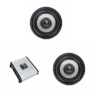 Diamond Audio Two Dmd 12 Dvc 2  200W Rms Subwoofers And One Dmd500.1 1-Ch 500W Amp W/Remote