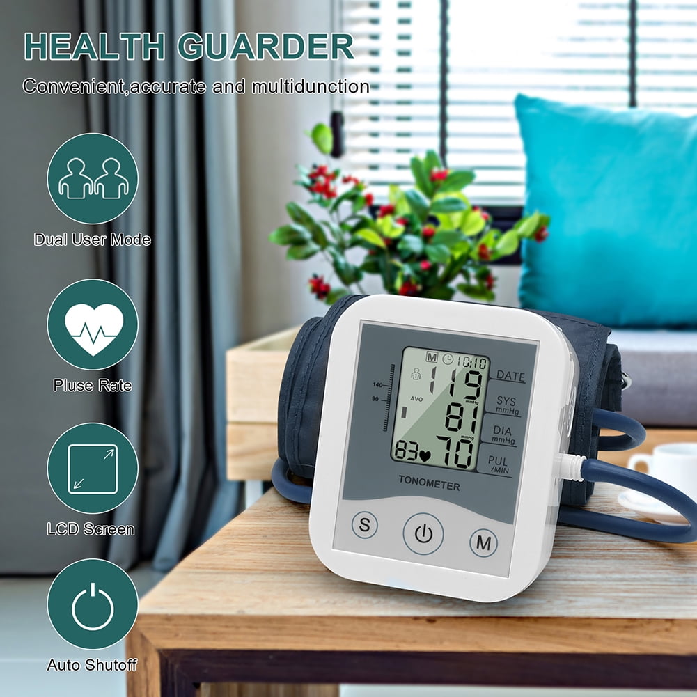 Diamond Automatic Blood Pressure Monitor Sphygmomanometer Digital Heart