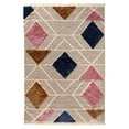 Diamond Aztec Tufted Flat Weave Area Rug 7