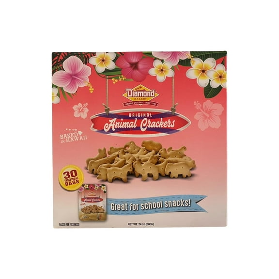 Diamond Bakery Hawaiian Original Animal Crackers, 24 OZ