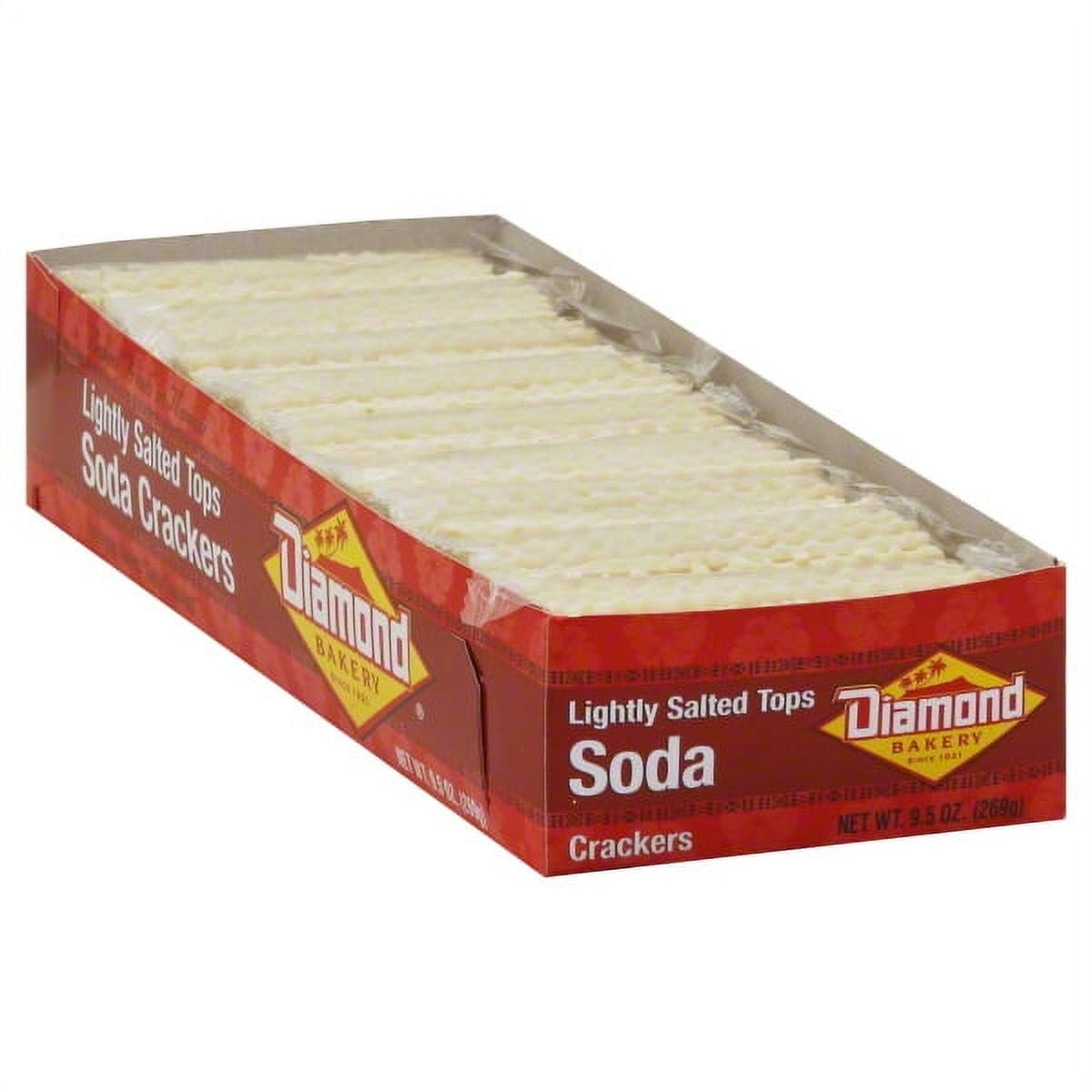 Diamond Bakery Lightly Sated Tops Soda Crackers, 9.5 Oz.