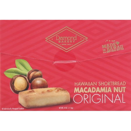 Hawaiian Shortbread Macadamia Nut Cookies, Original 4 ounce (113g)