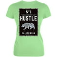 thumbnail image 1 of Diamond Bear Hustle California Juniors Soft T Shirt Mint SM, 1 of 1