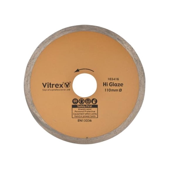 Vitrex - Hi Glaze Diamond Blade 110mm