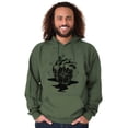 thumbnail image 1 of Diamond Bleeding Heart Compass Hoodie Sweatshirt Women Men Brisco Brands S, 1 of 6