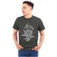 thumbnail image 1 of Diamond Bleeding Heart Compass Men's Graphic T Shirt Tees Brisco Brands M, 1 of 6