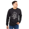 thumbnail image 1 of Diamond Bleeding Heart Compass Plus Size Long Sleeve Graphic Tee Shirt Brisco Brands 2X, 1 of 3