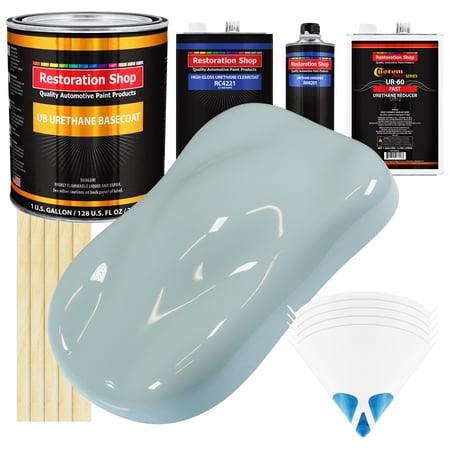 Diamond Blue Gallon URETHANE BASECOAT CLEARCOAT Car Auto Paint FAST Kit