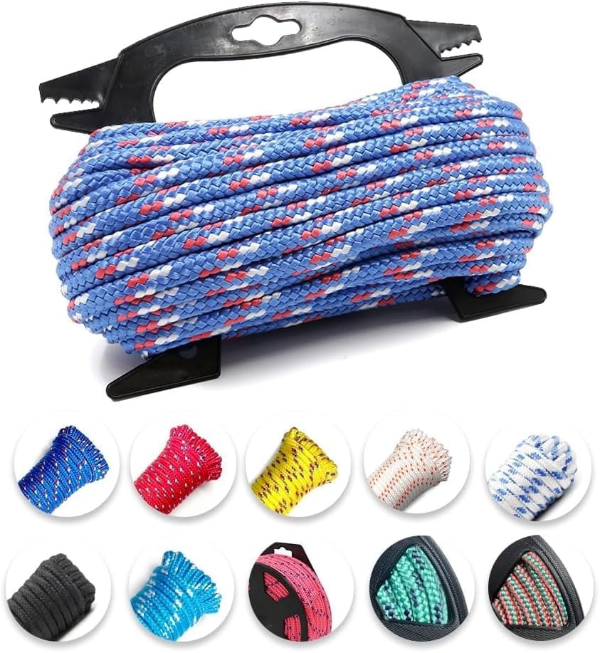 Diamond Braided Polypropylene Rope, 16-Strand Lightweight Floating ...