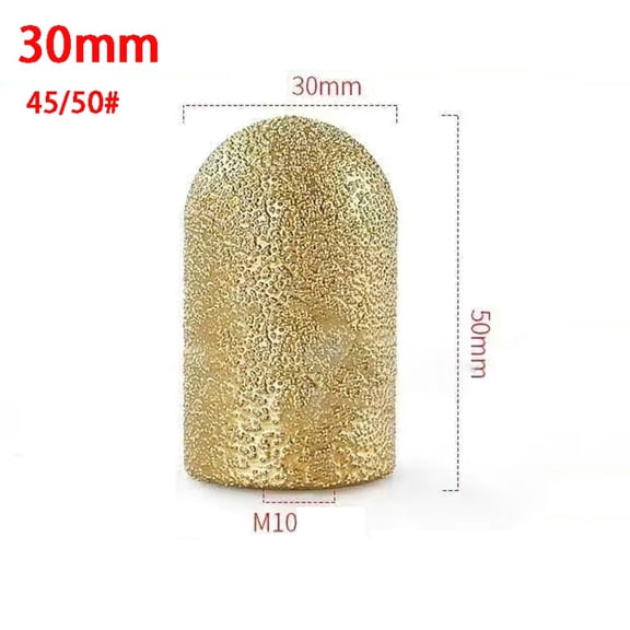 Diamond Brazed Finger Bit Grinding Wheel Milling Cutter Trimming Grinding Head