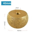thumbnail image 1 of Diamond Brazed Round Grinding Head Abrasive Tools for Internal Arc Grinding 40Mm, 1 of 7