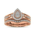 thumbnail image 1 of Diamond Bridal Ring 1/6 ct tw in Round-cut 10K in Rose Gold, 1 of 4