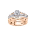 thumbnail image 1 of Diamond Bridal Set in 10K Rose Gold (1/8 cttw) (I-Color, SI3-I1 Clarity) (Size-8), 1 of 2