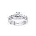 thumbnail image 1 of Diamond Bridal Set in 10K White Gold (1/2 cttw) (I-Color, SI3-I1 Clarity) (Size-8.5), 1 of 2