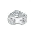 thumbnail image 1 of Diamond Bridal Set in 10K White Gold (1/8 cttw) (I-Color, SI3-I1 Clarity) (Size-9), 1 of 2