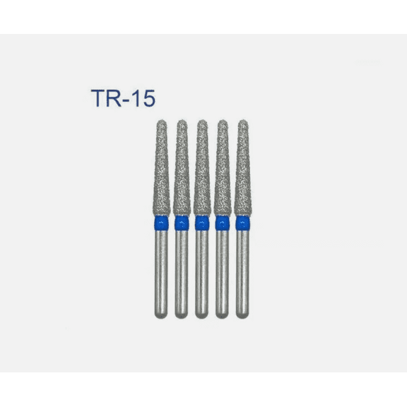 Diamond Bur TR-15 TR Series Full Size Round End Cone 5pcs/Pack