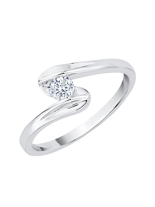 Diamond Bypass Promise Ring in 10K Yellow Gold (1/6 cttw) (I-Color