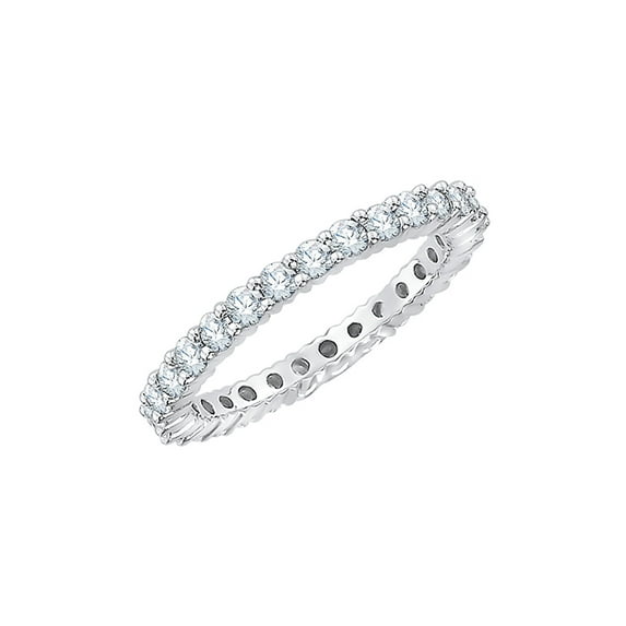 Diamond Bypass Promise Ring in Sterling Silver (1/10 cttw) (I-Color, SI3-I1-Clarity) (Size-9.5)
