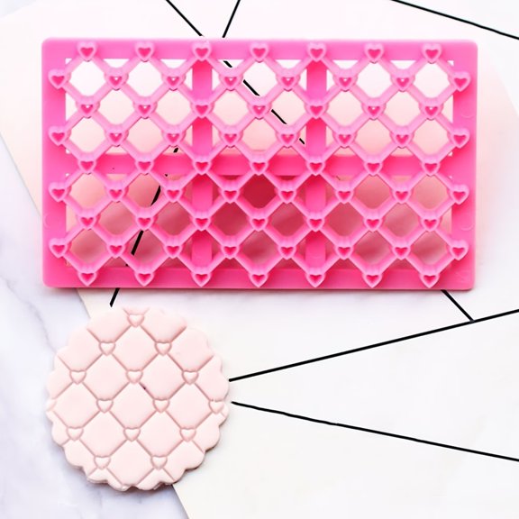 Diamond Cake Printing Mold - Fondant Embossing Mold for Stunning Cake Decorations