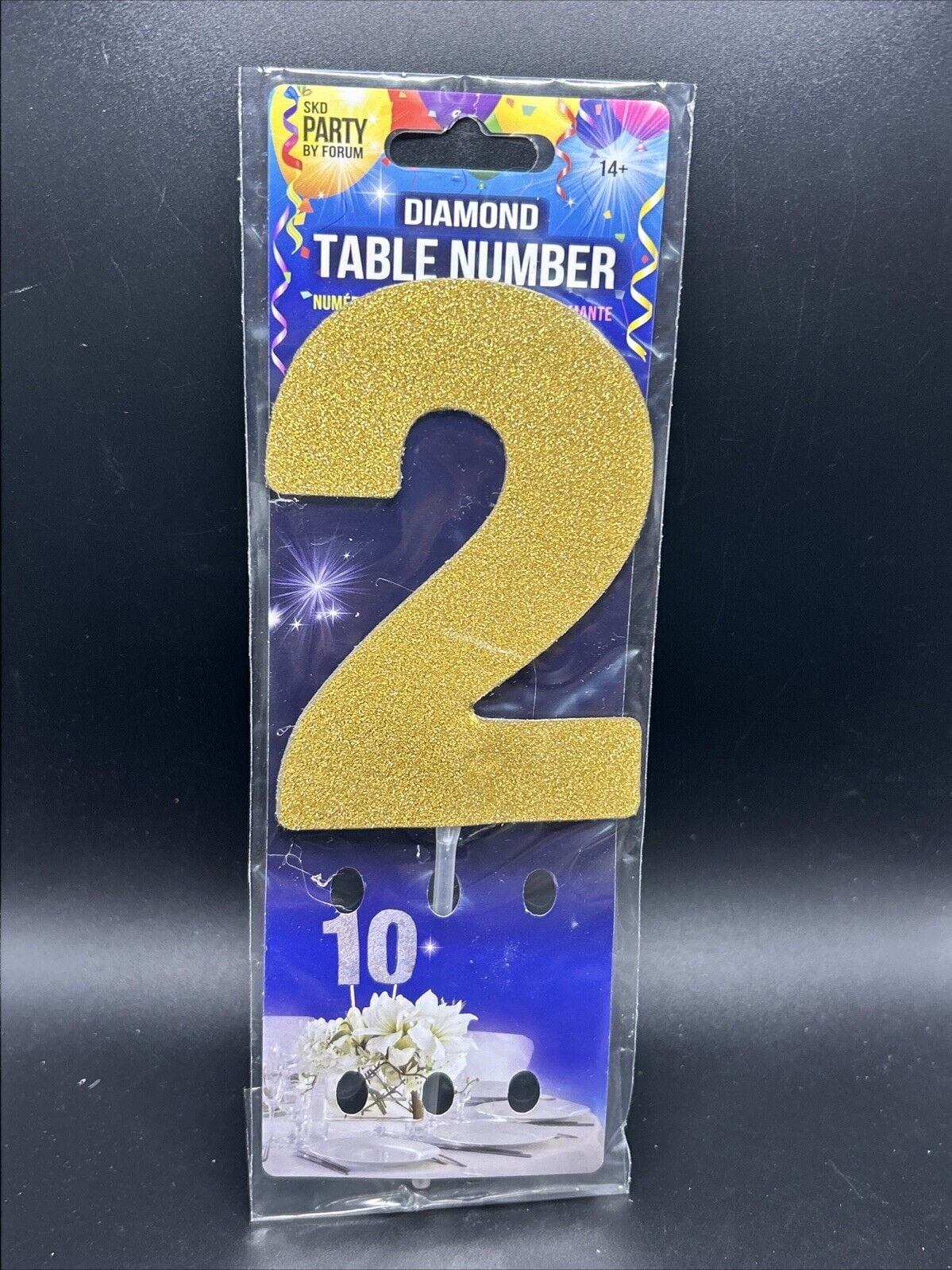 Diamond Cake Toppers Gold No. 2 Diamond Cake Toppers Gold No. 2