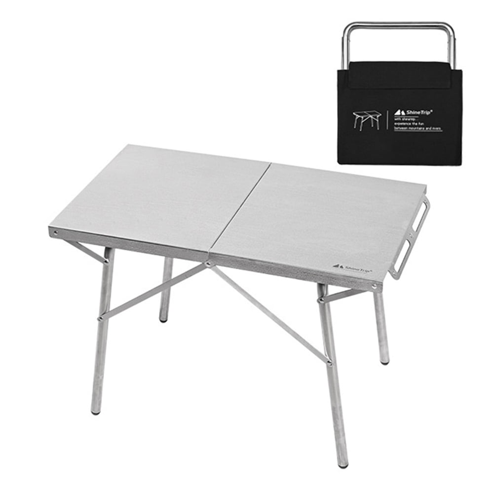 Diamond Camping Folding Table Portable Stainless Steel Table Outdoor