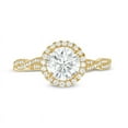 thumbnail image 1 of Diamond-Capitals 0.80 Ct Shinnnig Round Cut Natural Diamond Solitaire (F-G/VS1) Anniversary Ring for Women Solid 14K Yellow Gold Size 7.5, 1 of 6