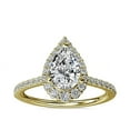 thumbnail image 1 of Diamond-Capitals 1.00 Ct Pear Cut Luxurious Solitaire Natural Diamond (F-G/VS1) Anniversary Ring for Women Solid 14K Yellow Gold Size 9.5, 1 of 8