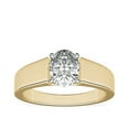 thumbnail image 1 of Diamond-Capitals 2.00 Carat Elegant Oval Cut (D/VVS1) Moissanite Diamond Engagement Ring for Ladies Solid 14K Yellow Gold Size 5.5, 1 of 6