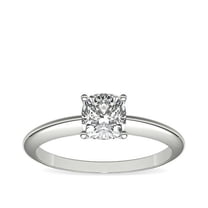 Diamond-Capitals 2.00 Carat Excellent Cushion Cut Natural Diamond Solitaire Wedding Ring for Ladies Solid 950 Platinum Size 7