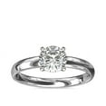 thumbnail image 1 of Diamond-Capitals 2.00 Carat Stunning Round Cut (D/VVS1) Moissanite 4-Prongs Solitaire Bridal Ring for her in Solid 14K White Gold Size 8, 1 of 8