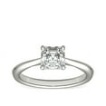 thumbnail image 1 of Diamond-Capitals 2.00 Ct Asscher Cut (D/VVS1) Moissanite Stunning Wedding Ring for Girls Solid 14K White Gold Size 9, 1 of 6