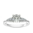 thumbnail image 1 of Diamond-Capitals 2.15 Carat Round Cut Moissanite Elegant Anniversary Ring for Wife Solid 14K White Gold Ring Size 11.5 (D/VVS1), 1 of 8