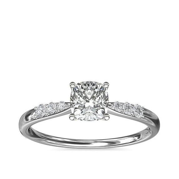 Diamond-Capitals 2.15 Ct Cushion Cut Stunning Solitaire Natural Diamond Ring for Engagement Gift Solid 950 Platinum Size 8.5 (F-G/VS1)