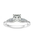 thumbnail image 1 of Diamond-Capitals 2.15 Ct Luxurious Asscher Cut Real Diamond Solitaire Engagement Ring for Women in 950 Platinum Size 6.5 (F-G/VS1), 1 of 6
