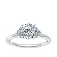 thumbnail image 1 of Diamond-Capitals 2.20 Ct Beautiful Round Cut Natural Diamond Halo Engagement Ring for Girls (F-G/VS1) Solid 950 Platinum Size 9, 1 of 8