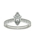 thumbnail image 1 of Diamond-Capitals 2.20 Ct (F-G/VS1) Stylish Marquise Cut Natural Diamond Solitaire Ring for Wedding Solid 950 Platinum Size 10, 1 of 6