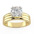 thumbnail image 1 of Diamond-Capitals 2.20 Ct Round Cut Solitaire Moissanite Stunning Wedding Ring for Ladies Solid 18K Yellow Gold Size 8 (D/VVS1), 1 of 6