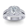 thumbnail image 1 of Diamond-Capitals 2.35 Carat Natural Diamond Lovely Engagement Ring for Fiancee 14K White Gold Size 8, 1 of 8