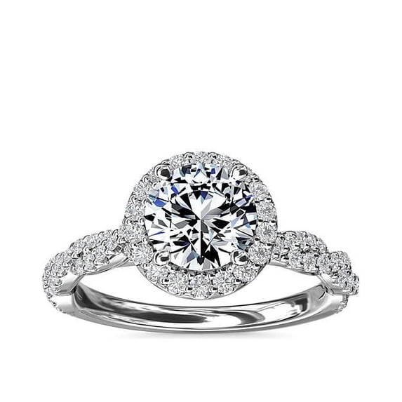 Diamond-Capitals 2.50 Ct (F-G/VS1) Natural Elegant Round Diamond Solitaire Ring for Engagement Solid 950 Platinum Size 10