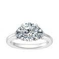 thumbnail image 1 of Diamond-Capitals Natural 2.40 Ct Sparkle Round Cut Diamond Three Stone Anniversary Ring for Gift Solid 950 Platinum (F-G/VS1) Size 4.5, 1 of 8