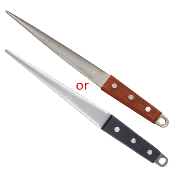 Diamond Carbon Steel Professional Knife Sharpener Rod Kitchen Home or Hunting Master Hunter Gourmet Blade Sharpening Rod