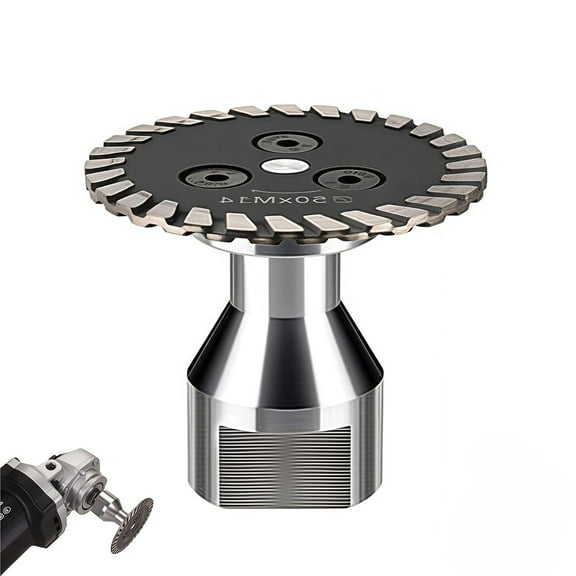 Diamond Carving Wheel for Angle Grinder, Wet/Dry Cutting & Grinding Disc Blade for Granite, Marble, Concrete & Tile