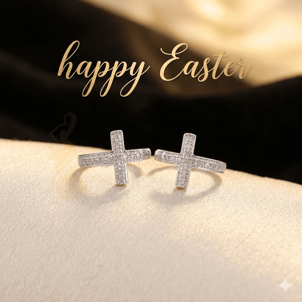 Diamond Celebrity's 0.15ct Diamond 925 Sterling Silver White Hoop Stud Earring For Men's / Women's
