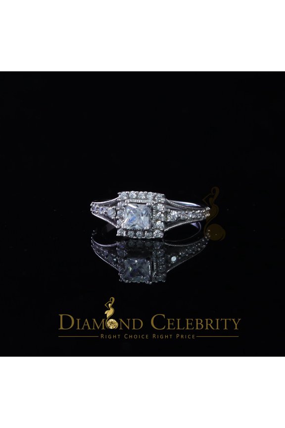 's 1.0CT 925 Sterling Silver White Ladies Ring Cubic Zirconia Ring Size 7