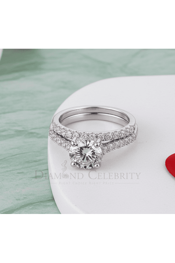 's 4.29ct White Cubic Zirconia 925 Sterling Silver Bridal Fashion Womens Ring SZ 7